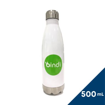 Stainless Steel Drink Bottle - Bindi Nutrition