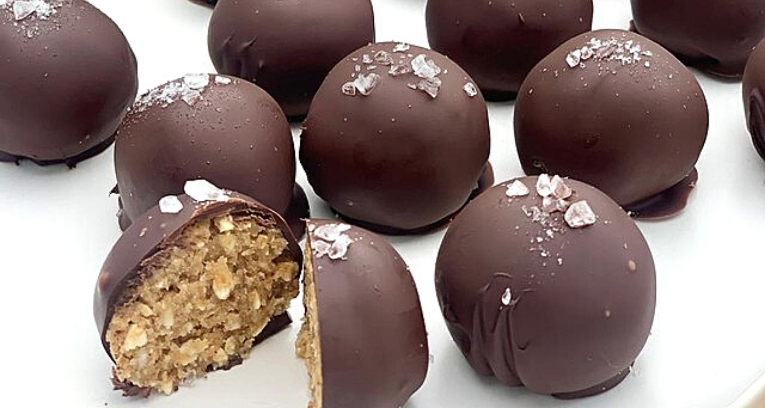 chocolate coated balls